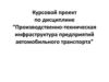 Разработка технического проекта технологической карты ежедневного обслуживания автомобиля