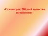 Сталинград. 200 дней мужества и стойкости