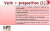 Verb + preposition
