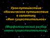 Морфологический разбор имени существительного. Обобщение