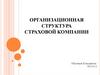 Организационная структура страховой компании