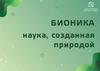 Бионика - наука, созданная природой