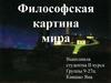 Философская картина мира