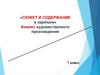 «Сюжет и содержание в картине». Анализ художественного произведения. 7 класс