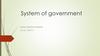 System of government