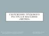 Сбережение трудового ресурса в магазине «Metro»