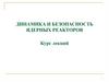 Динамика и безопасность ядерных реакторов