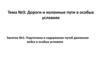 Подготовка и содержание путей движения войск в особых условиях