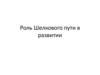 Роль Шелкового пути в развитии