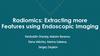 Radiomics: Extracting more Features using Endoscopic Imaging