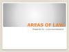 Areas of law. National law