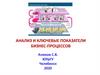 Анализ и ключевые показатели бизнес-процессов