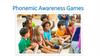 Phonemic Awareness games