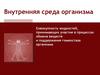 Внутренняя среда организма