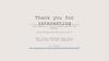 Thank you for interesting