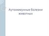 Аутоиммунные болезни животных