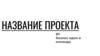 Название проекта В1: бизнес идея и команда