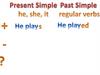 Past Simple regular verbs