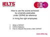 How to use the scores achieved by university graduates under CEPAS as reference in hiring the right employees