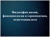 Философия жизни, феноменология и герменевтика, экзистенциализм