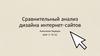 Сравнительный анализ дизайна интернет-сайтов