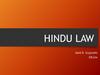 Hindu Law