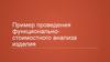 Пример проведения функционально-стоимостного анализа изделия