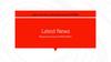 Latest News