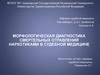 Морфологическая диагностика смертельных отравлений наркотиками в судебной медицине