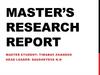 Master’s Research Report