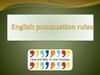 English punctuation rules