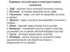 Термины деталей кроя и конструктивных элементов