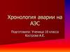 Хронология событий на Чернобыльской АЭС
