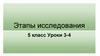Определение объекта и предмета исследования. Этапы исследования