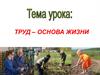 Труд - основа жизни
