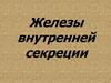 Железы внутренней секреции