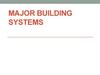 Major building systems