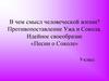 Противопоставление Ужа и Сокола. Идейное своеобразие «Песни о Соколе»