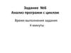 Анализ программ с циклом