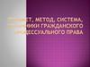 Гражданское процессуальное право