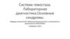 Система гемостаза. Лабораторная диагностика. Основные синдромы