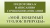 Подготовка к написанию сочинения-описания