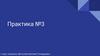 Психопатологическая семиотика. Практика №3