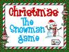 Christmas. The snowman game