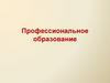 Профессиональное образование