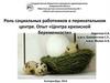 Роль социальных работников в перинатальном центре. Опыт «Центра кризисной беременности»