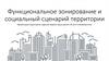 Функциональное зонирование и социальный сценарий территории