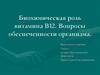 Биохимическая роль витамина В12. Вопросы обеспеченности организма
