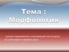 Морфология