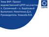 Проект ведомственной ЦРРЛ на участке п. Солнечный – п. Берёзовый